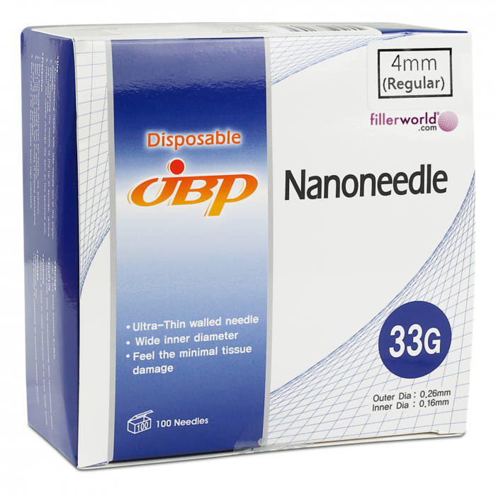 Jbp Nanoneedle 33G 4mm Regular