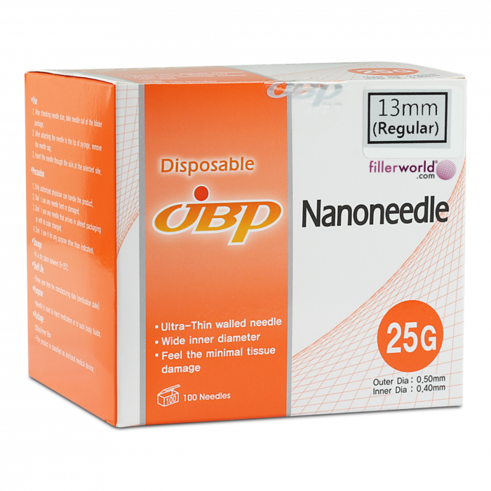 Jbp Nanoneedle 25G 13mm Regular