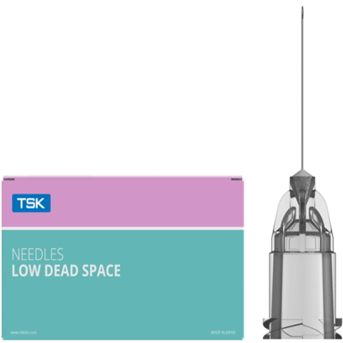 TSK, ​Low Dead Space Hub Needle 33G x 13mm