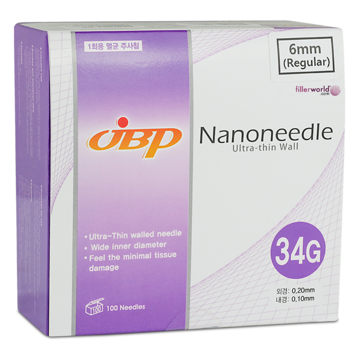 Jbp Nanoneedle 34G 6mm Regular