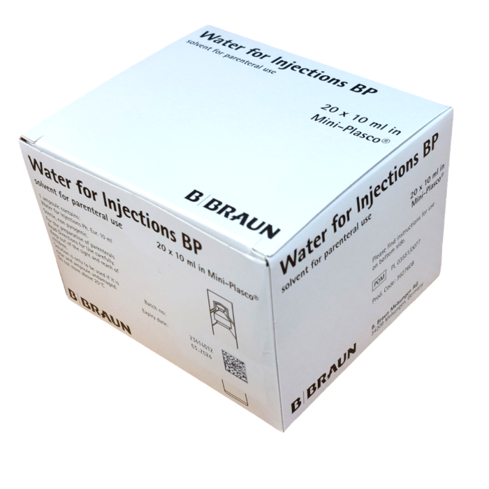 B.Braun Water For Injections (Mini-Plasco) (10ml x 20)